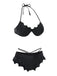 [Prévente] Ensemble Bikini Gothique Ailes de Chauve-Souris Dégradé Rose et Bleu années 80 5