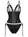 Black_1940s_Lace_Knit_Double-Layer_Fabric_Bikini_Back_View