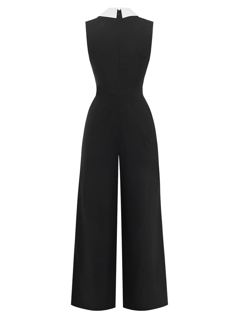 Black jumpsuit on a white background