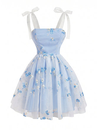Ensemble Bikini Floral Vichy Dos Nu années '60 2