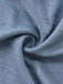 Blue 1930s Solid Deep V Tiered Ruched Jumpsuit fabric texture closeup