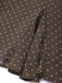 [Prévente] Robe en Mousseline à Pois Col Noué Asymétrique Marron Années 2000 7