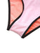 Ensemble Bikini triangle rose rayures arc-en-ciel 1940s