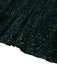 Robe longue à sequins vert foncé manches longues années 40