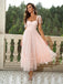 Robe Longue à Manches Bouffantes Plumetis Rose Foncé Années 1950