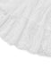 [Prévente] Cache maillot tulle volants double épaisseur dentelle blanche 1950s