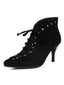 Escarpins vintage bout pointu faux daim