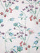 Floral pattern with red, blue, and purple flowers on a white background