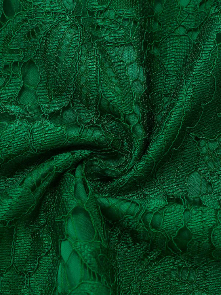 [Grande Taille] Robe Trapèze Unie Dos Nu à Volants Étagés années '40 5