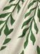 Combinaison à Bretelles Fines Imprimé Feuilles Tropicales à Jambes Larges Verte Années 1960 4