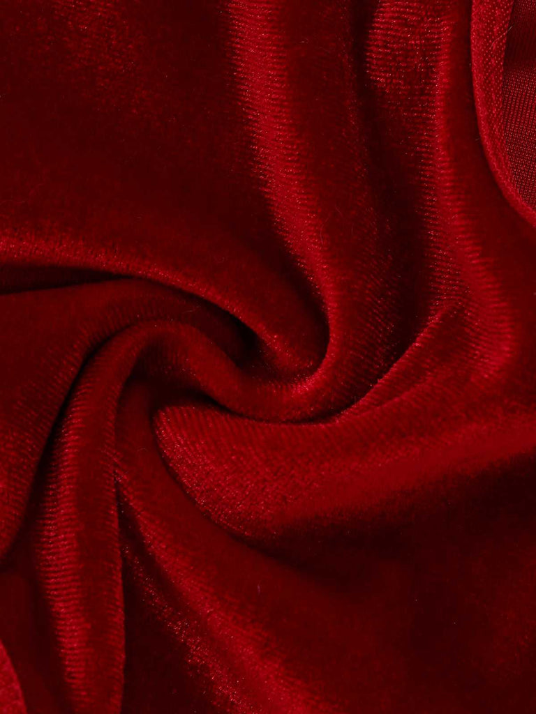 Body de Noël en peluche col en V profond des années 1970 avec chapeau