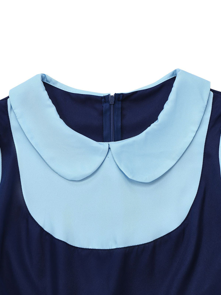 Ensemble chemise et robe deux pièces style Officier Lapine des années 1960