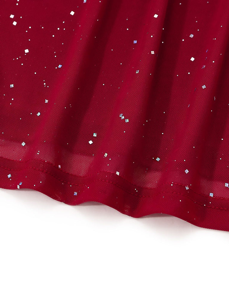 Robe maxi fendue licou pailletée dos nu col cowl 1980s