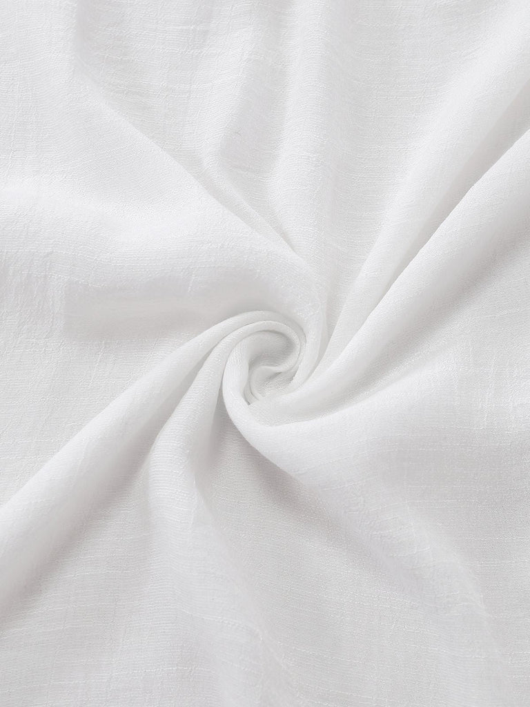 Cache Maillot de plage en rayonne flammée à col en V années 1930