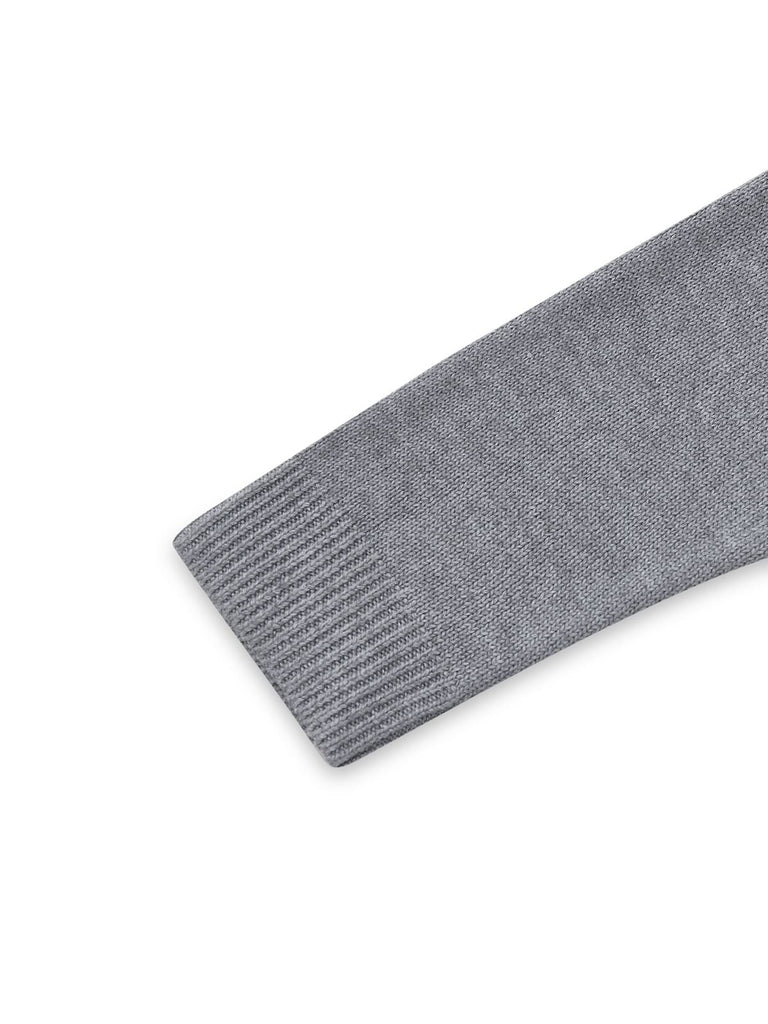 2PCS Pull à col roulé en maille et jupe plissée années 1960