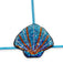 Bleu Coquillage & Étoile de Mer Ensemble Bikini Années 1970 5