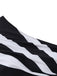 Maillot de Bain One-Shoulder Zebra Imprimé Découpé Une Pièce Années 1960 6
