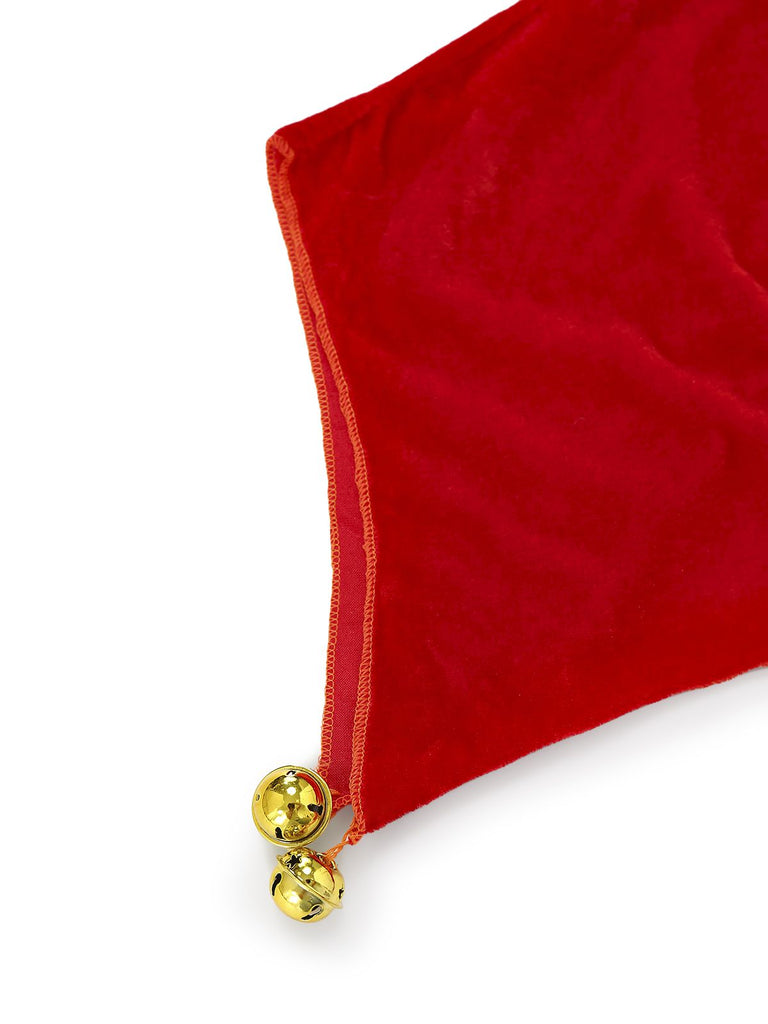 Ensemble robe Jovie rouge lutin de Noël années 1970