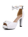 Talons vintage à bride de cheville avec nœud