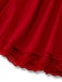 Robe gothique en dentelle avec nœud papillon années 1950