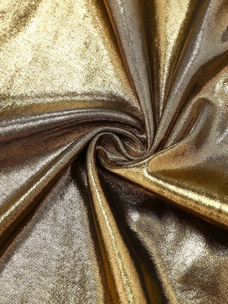 Combinaison dos nu métallisée disco années 1970