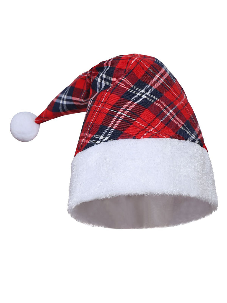 Ensemble robe bustier patchwork à carreaux rouges des années 1960