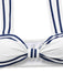 Maillot de Bain blanc motif baleine style marine des années 1940