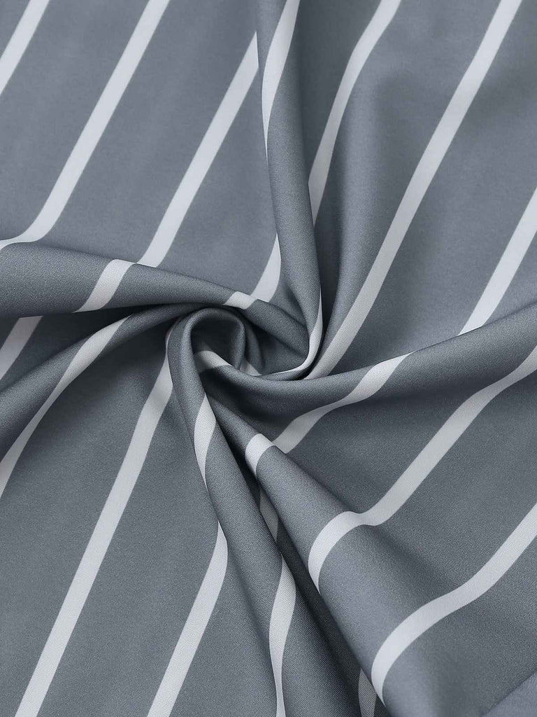 Combinaison rayée grise sans bretelles avec ceinture années 1930