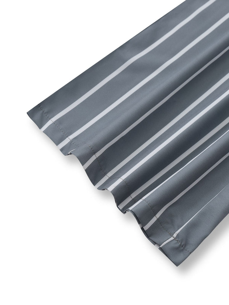 Combinaison rayée grise sans bretelles avec ceinture années 1930