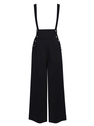 [Prévente] Pantalon noire à Bretelles Unies des Années 1930
