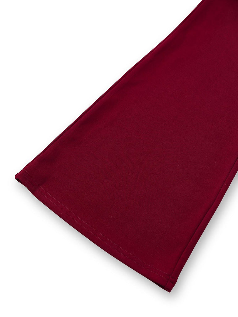 2PCS Haut & Pantalon Punk Sans Bretelles Boucle Métallique Année 1970