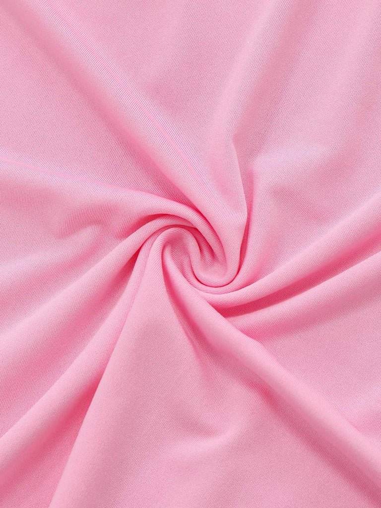 Nuisette à fines bretelles et nœud en dentelle années 1940