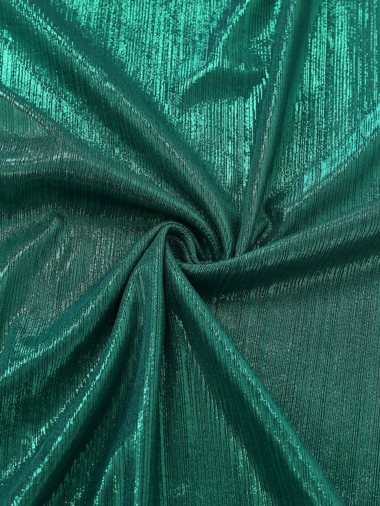 3PCS Ensemble de pyjama sirène en satin perle de mer violet années 1970