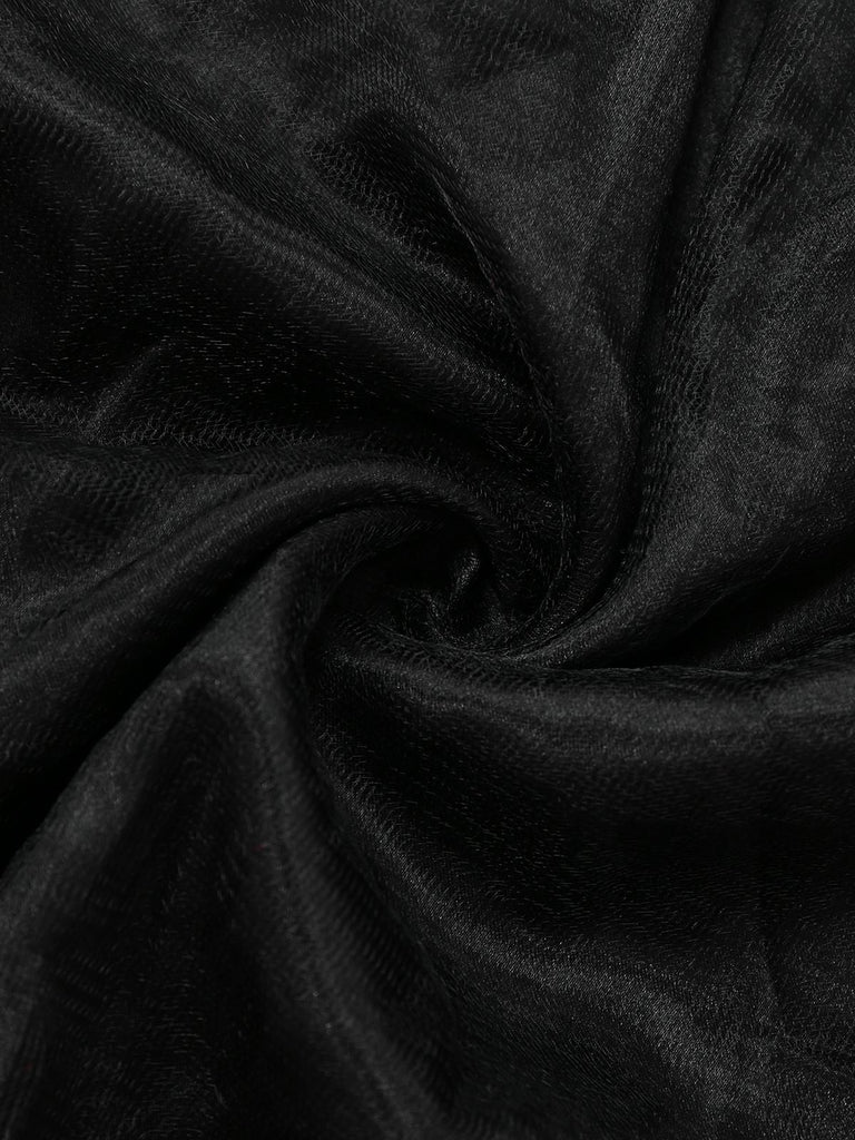 Robe noire à lacets style gothique des années 1950