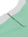 Mancherons Nœud Évasée Robe Vert glacé Années 1950 4
