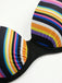 Ensemble Bikini Rayé Arc-en-Ciel Multicolore Années 1970