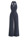 [Prévente] Robe Évasée Patchwork à Pois Col Claudine avec Ceinture années '50 2
