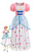 Robe à Pois Manches Bouffantes Cosplay Bo Peep Rose Années 1940