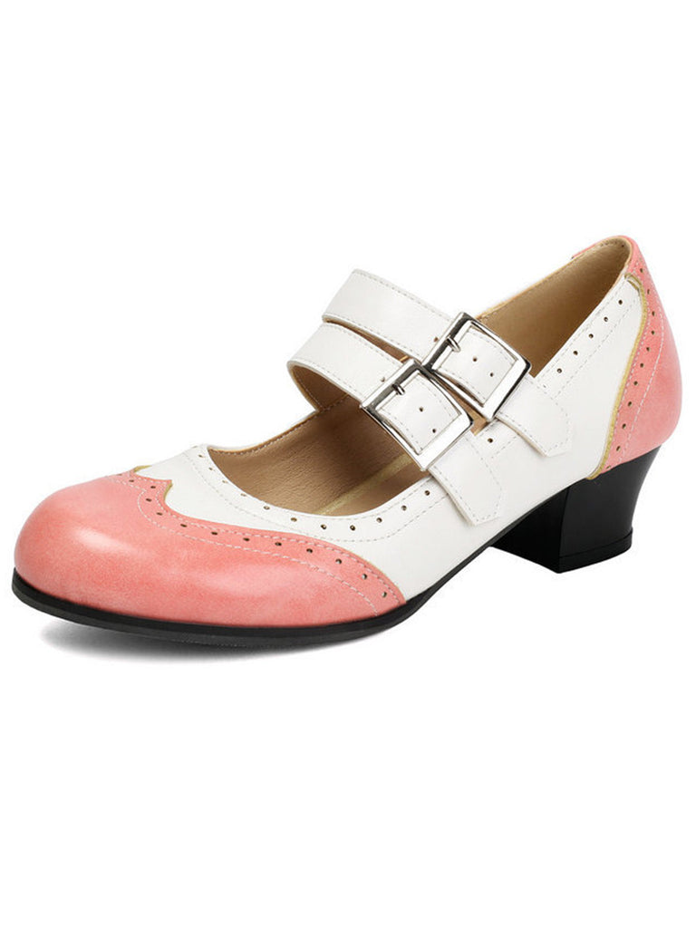 Pointu Orteil Conique Talon Escarpins Boucle Chaussures 15