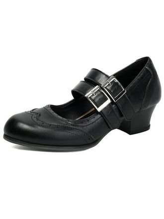 Pointu Orteil Conique Talon Escarpins Boucle Chaussures