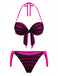 Purple 1960s Bikini - vintage fashion, retro style
