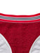 Ensemble Bikini Halter Taille Haute Pailleté Rouge Années 80