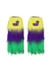 8PCS Ensemble d'accessoires multicolores pour fête de carnaval