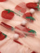 Robe trapèze rose fraise années 1950 en maille