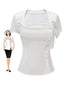 [Pré-vente] Chemise boutonnée blanche des années 1950