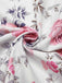 [Prévente] Robe à bretelles blanches et roses fleurie des années 1950