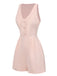 [Prévente] Combishort rose pâle col V et à boutons des années 1950