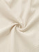 Combishort smockée beige unies à bretelles et nœuds des années 1950