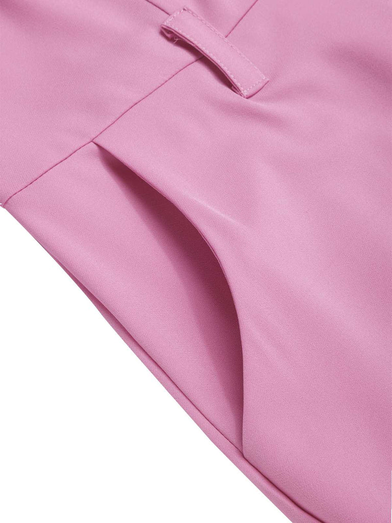 [Prévente] Combinaison rose à poches et col cranté des années 40
