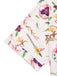 Combinaison fleuris multicolore col revers manches chauve-souris des années 1950